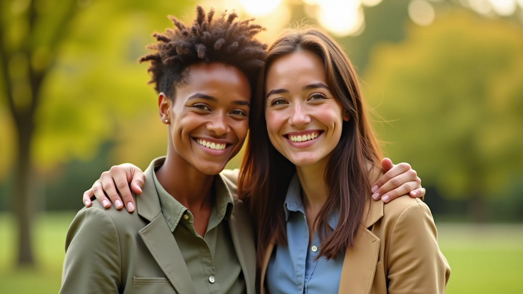 Groupe diversifié de personnes se soutenant mutuellement, ambiance chaleureuse et inclusive